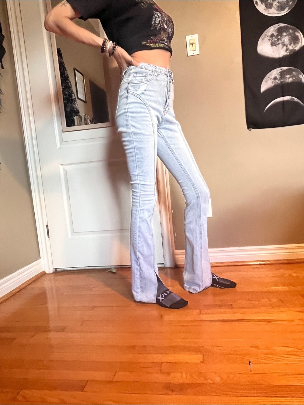 Oh Polly Jeans High-Rise Flare Jeans